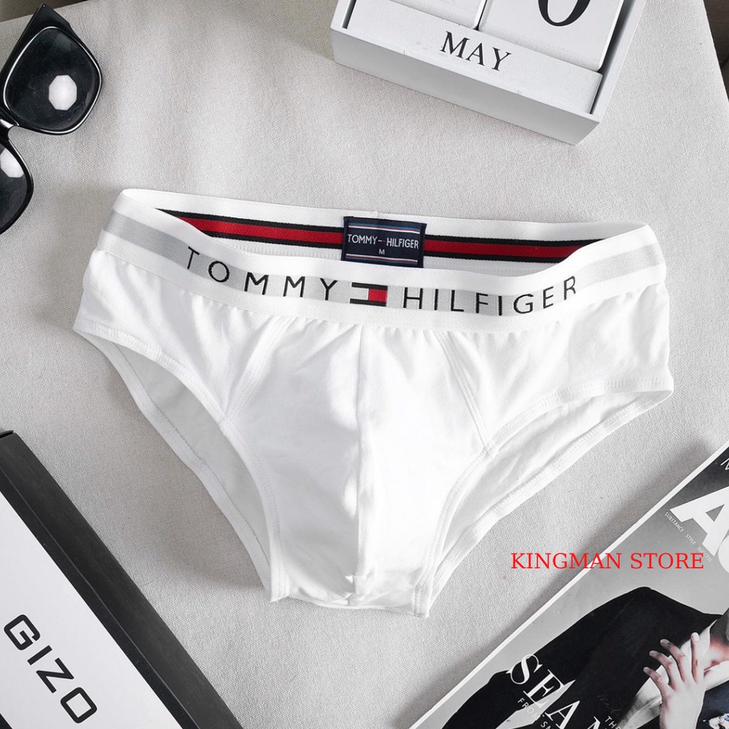 Quần Sịp Nam Tam Giác Thun Lạnh Cao Cấp, Quần Lót Nam Tam Giác Cạp To Co Dãn Thoáng Mát Kháng Khuẩn KINGMANSTORE