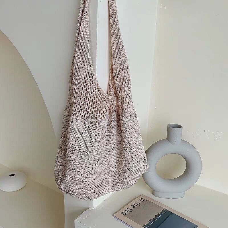 Túi Xách Đan Len Thời Trang Hàn Quốc Cho Nữ 2022