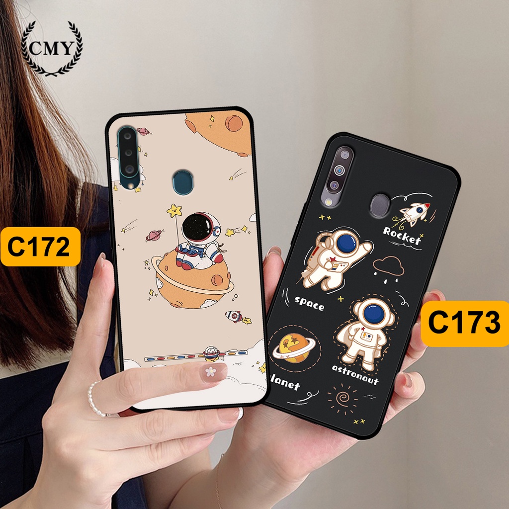 Ốp Samsung A20s - M30 in hình astronaut, phi hành gia vũ trụ hottrend, độc đáo, cá tính.