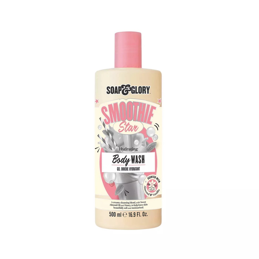 [bản mới made in UK] Sữa tắm thơm ngọt Soap &amp; Glory Smoothie Star Body Wash 500ml