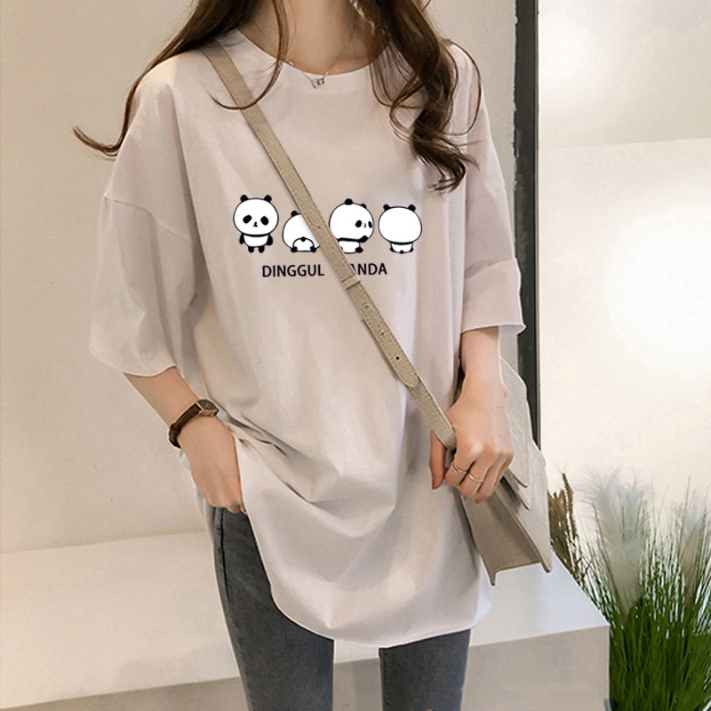 NRVP Áo Thun Ngắn Tay Dáng Rộng Thời Trang Cho Nữ