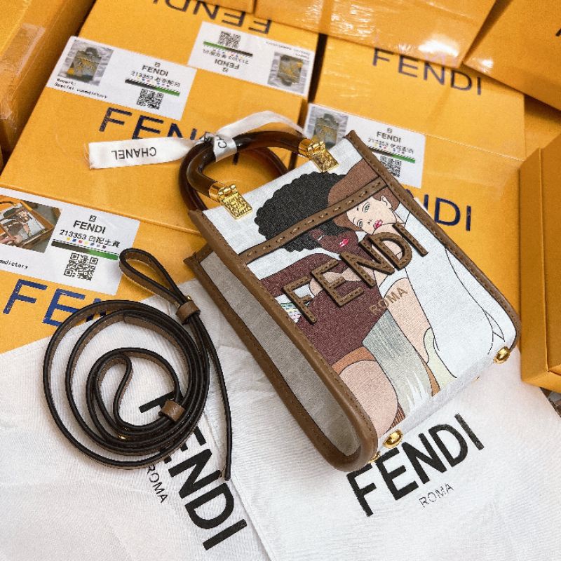 Túi F.D Super ToTe Hoạ Tiết Size 17.5*13 fullbox