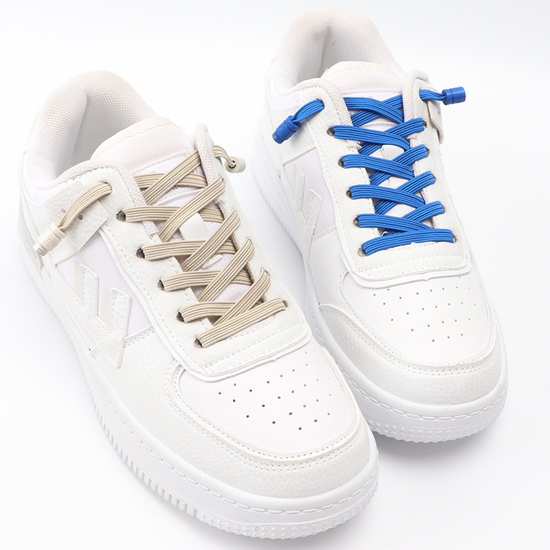 1 Cặp Dây Giày Co Giãn Không Cần Buộc Nhiều Màu Sắc