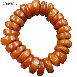 Vòng Tay Đá Hổ Phách May Mắn