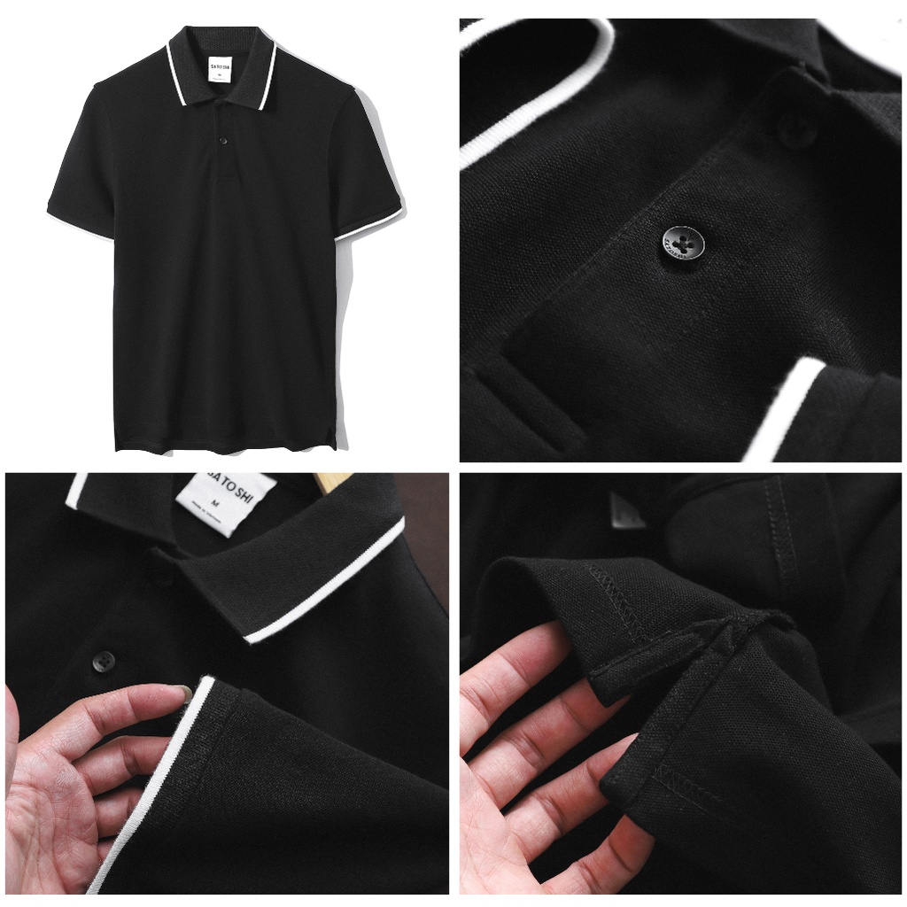 [Mã LTP50 giảm 50000 đơn 150000] Polo STS Diamond Pique tay ngắn viền vành cổ đơn giản SAPL54 | Hẻm Store | BigBuy360 - bigbuy360.vn