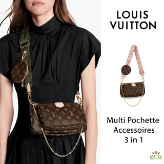 Túi LV 3 Chi Tiết - Super Full Box Size 22 - Multi Pochette Accessoires