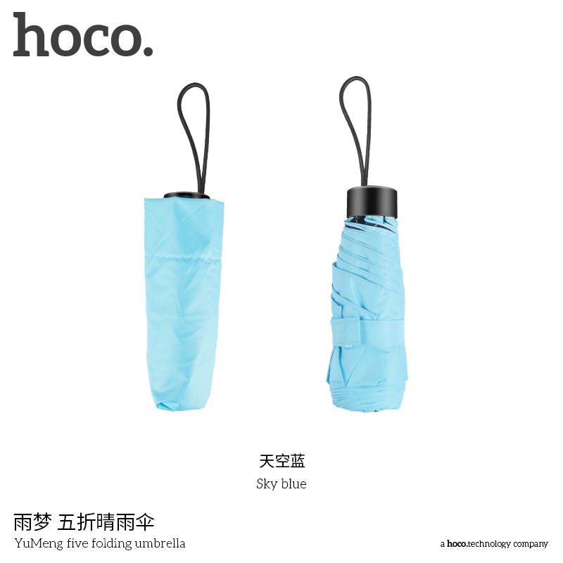 Ô dù che mưa nắng HOCO YuMeng five folding umbrella