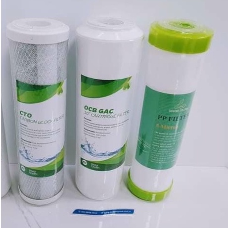 Bộ 3 lõi lọc nước sinh hoạt 10 inch