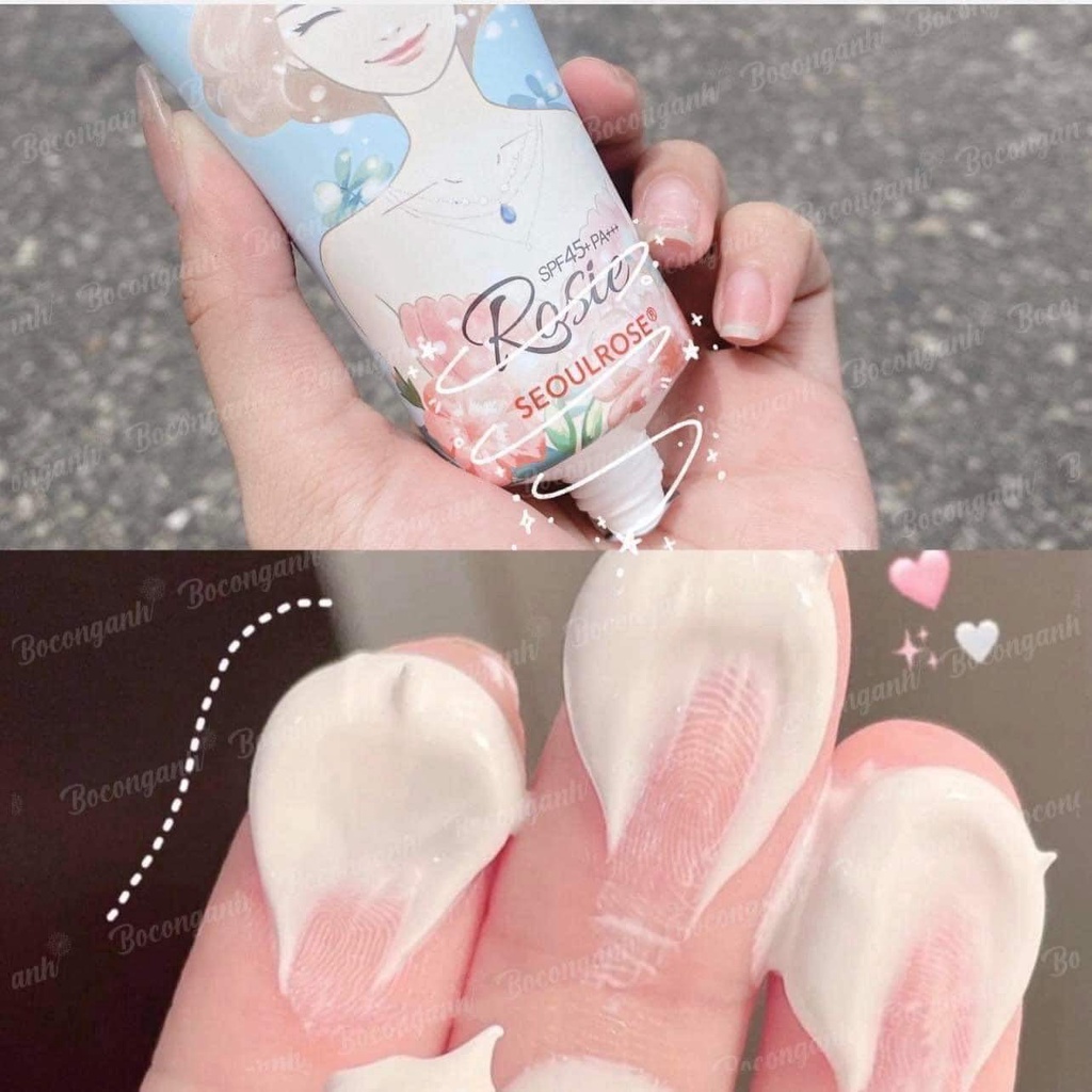 Kem Chống Nắng Rosie Seoulrose Cosmetics SPF45+++ 45g Dành Cho Da Mặt Và Toàn Thân