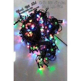 Led Dây Đen 50M Bóng Lục Giác