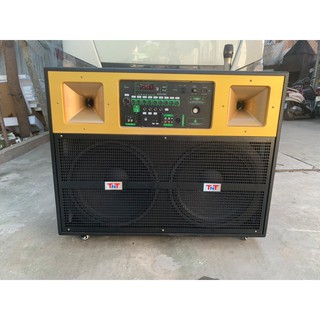 LOA KÉO 4 TẤC ĐÔI THÙNG GỖ V39