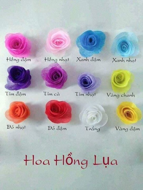 Hoa hồng size lớn - hoa giấy lụa
