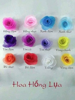 Hoa hồng size lớn - hoa giấy lụa