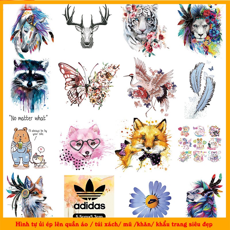 Miếng Dán Ủi Thêu Quần Áo, Vá Trang Trí Quần Áo, Hình Ảnh Thiết Kế Đẹp Độc Lạ