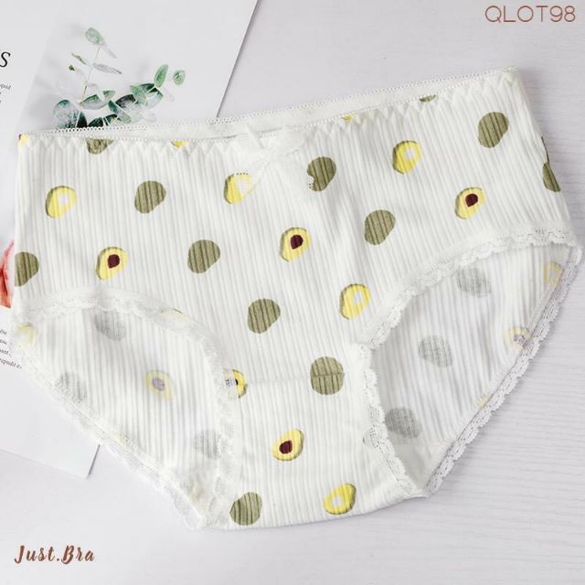 Quần Lót Cotton Họa Tiết Hình Quả Bơ