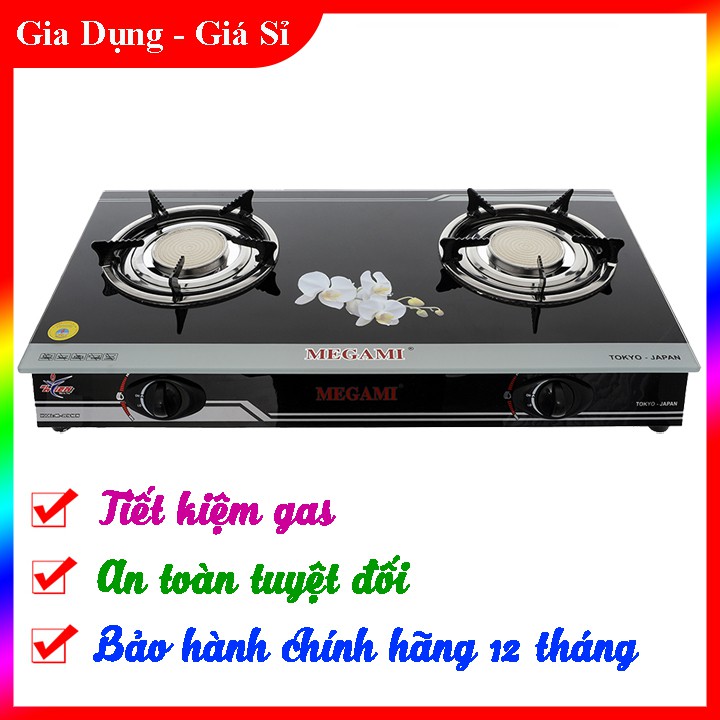 Bếp Gas Đôi Kính Hồng Ngoại Kimoto 700GL-HN, Mặt Kính Cường Lực, Nấu Siêu Nhanh, Siêu Tiết Kiệm Gas