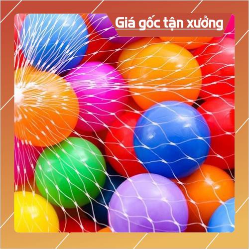 [XẢ KHO+FREE SHIP] Túi 100 quả bóng nhựa cho bé