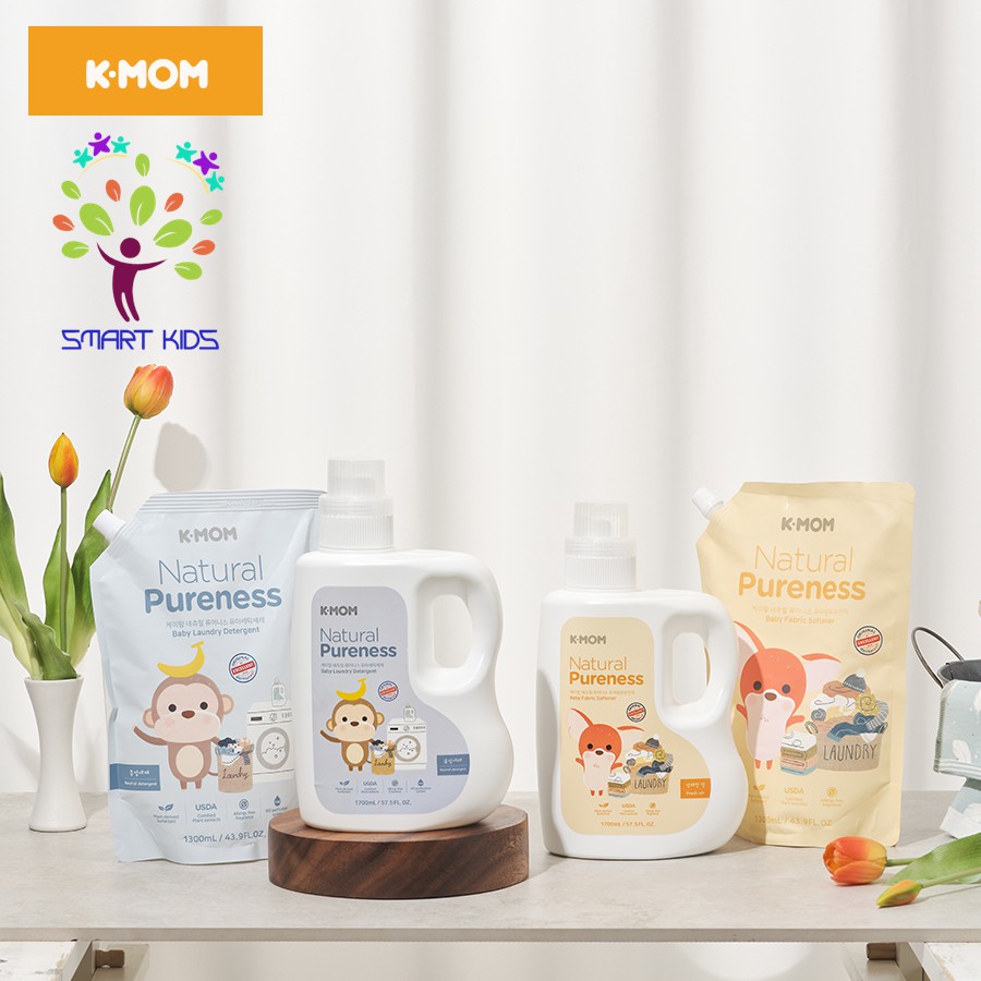 Nước xả vải sơ sinh hữu cơ K-Mom Hàn Quốc - Nước xả vải kmom