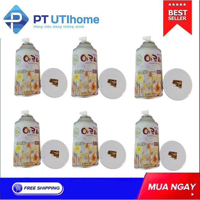 6 bình xịt thơm phòng hương quế Aroce Hàn Quốc 260ml PT UTIHOME