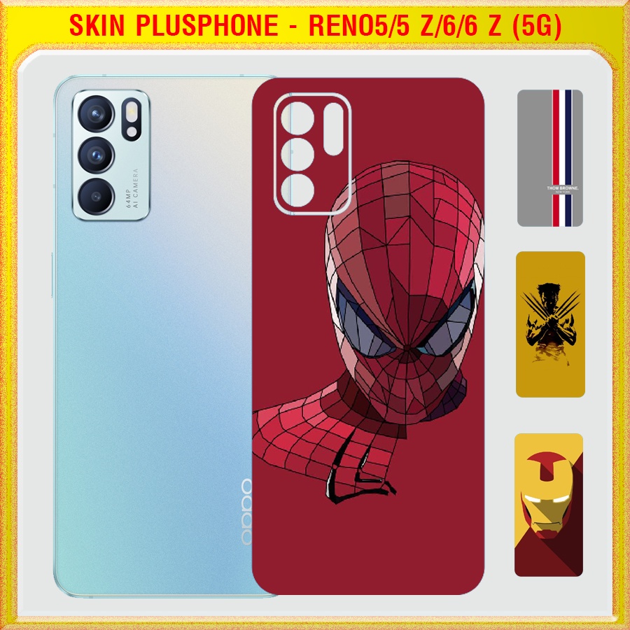 Dán Skin mặt sau cho Oppo Reno5 (5G), Reno 5 Z 5G (Reno 5Z), Reno6, Reno 6 5G, Reno 6Z 5G mẫu Thom Browne