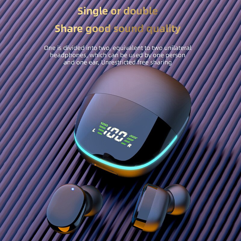 Tai Nghe Không Dây Itikun TWS G9S Kết Nối Bluetooth 5.1 Âm Thanh HiFi Chống Nước Giảm Tiếng Ồn Có Micro