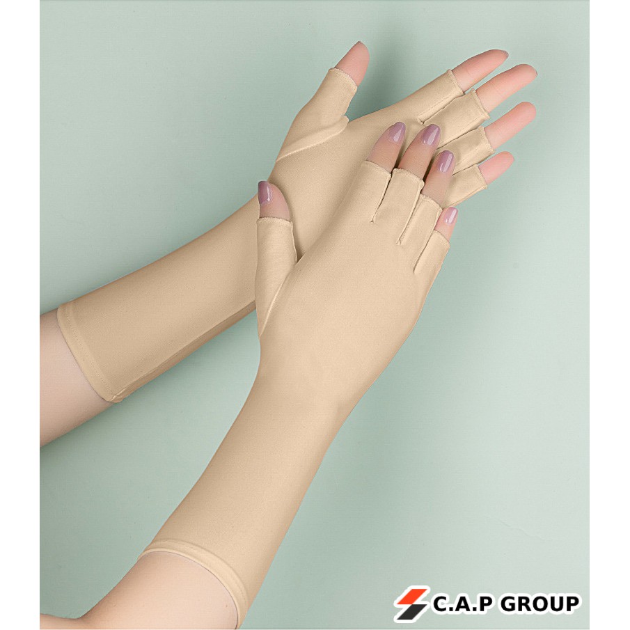 Găng bao tay chống nắng Nữ và Nam dài tay xỏ hở ngón chống tia UV phong cách thời trang Hàn Quốc Mùa Hè - Tất vớ tay
