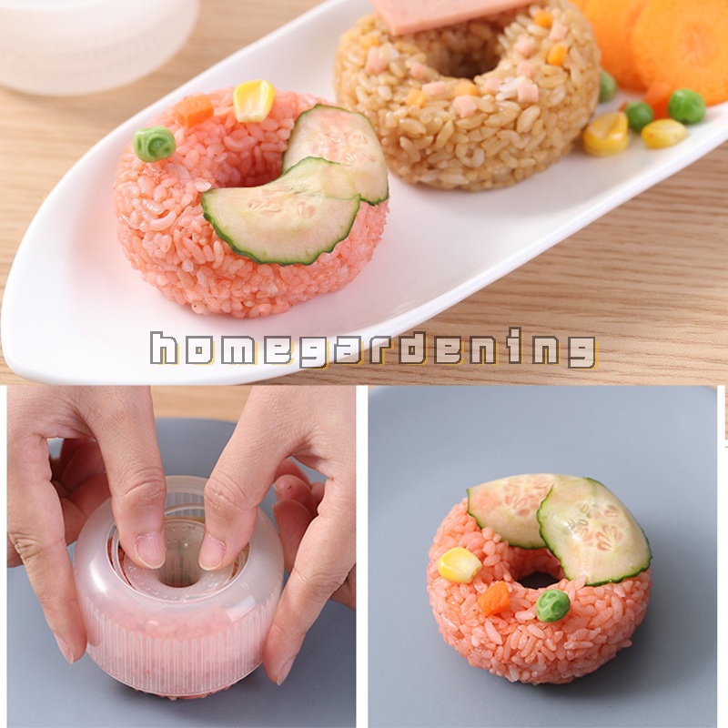 Khuôn Làm Cơm Nắm Hình Bánh Donut Cho Bé