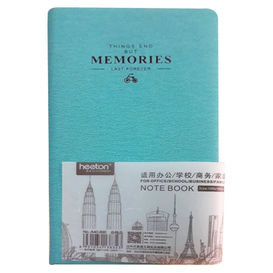 Sổ bìa da Heeton A40-890 khổ A6 (105x190mm)