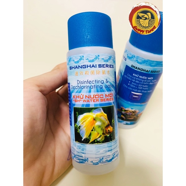 Dung dịch KHỬ nước mới cho hồ cá cảnh SHANGHAI SERIES