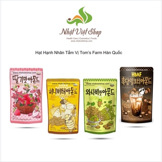 Hạt hạnh nhân tẩm vị tom's farm hàn quốc