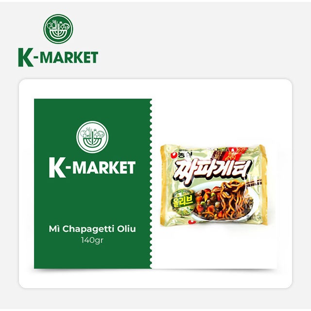 K-MARKET Mì Chapagetti Oliu (140 gr)