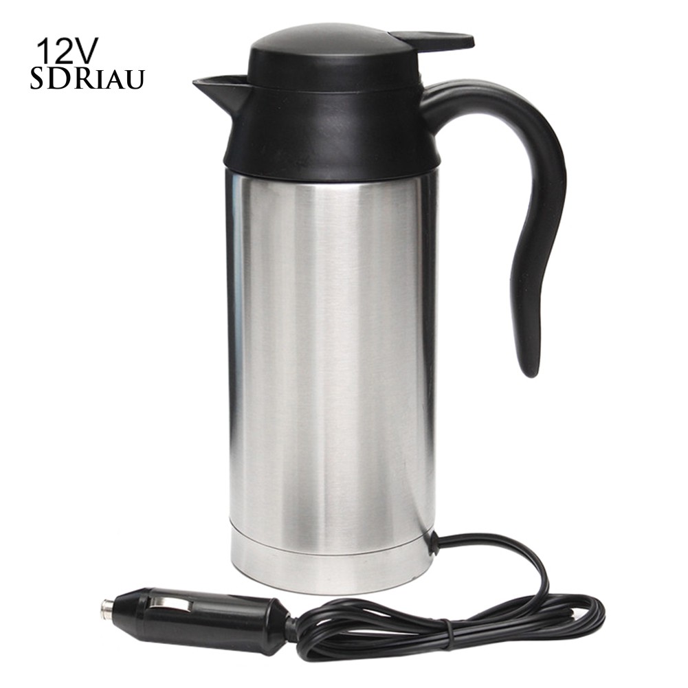 Bình Đun Nước Bằng Thép Không Gỉ 12V / 24V Tuỳ Chọn 750ml