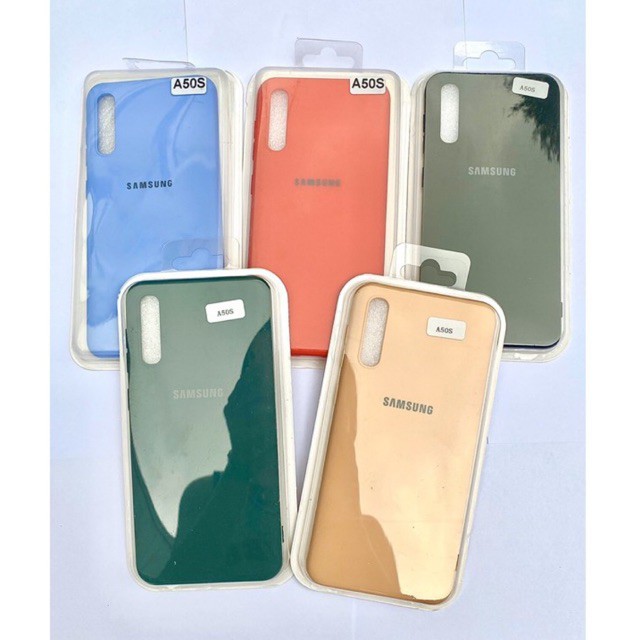 Ốp lưng samsung CHỐNG BẨN LOGO TÁO FULL VIỀN DÀNH CHO SAMSUNG A50S