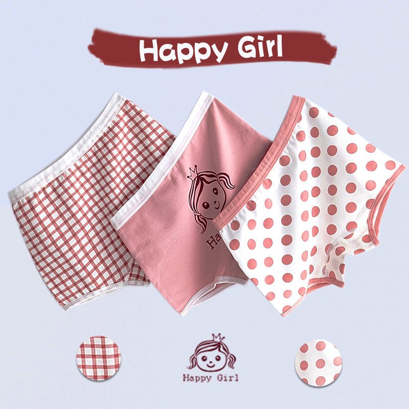 Quần lót cho bé gái chữ A quần chip bé gái nhiều mẫu họa tiết đẹp từ 7-35kg