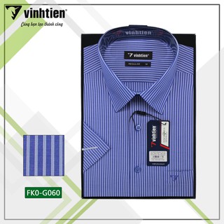 Áo sơ mi ngắn tay dáng suông Vĩnh Tiến - FK0-G068