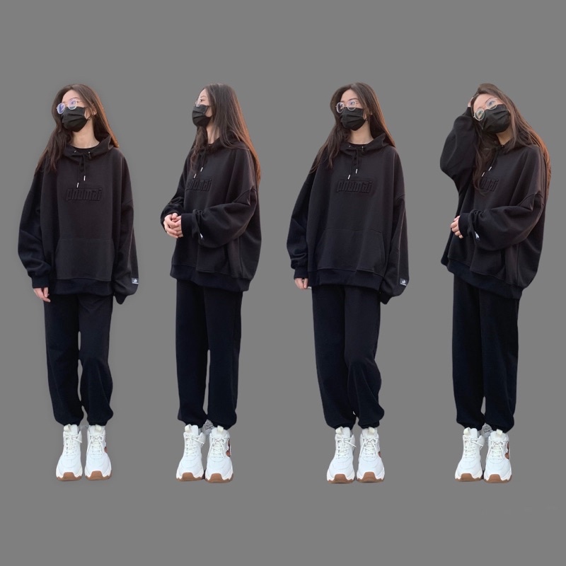 EB Basic Hoodie / Phomaisayshi - Áo nỉ PCG nhập Hàn mịn không dày | BigBuy360 - bigbuy360.vn