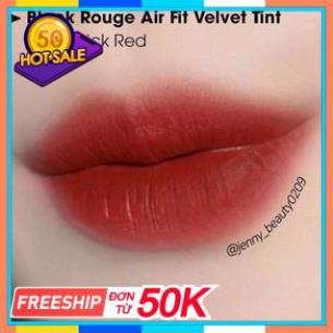 Son Black Rouge  A06 Màu Đỏ gạch 🎁CHUẨN CHÍNH HÃNG🎁 Son kem lì A12 ĐỎ NÂU TRẦM
