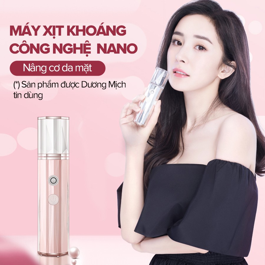 Máy xịt khoáng NANO KSKIN KD770B. Xịt khoáng cấp ẩm, công ngệ NANO làm đẹp và dưỡng ẩm da, đổi trả trong 7 ngày