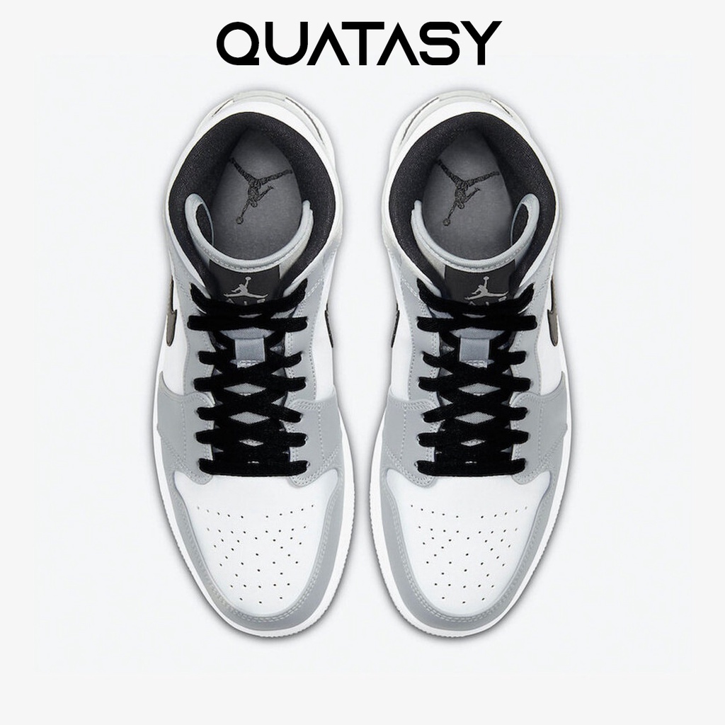 Giày sneaker Nike Air Jordan 1 Mid Light Smoke Grey chính hãng