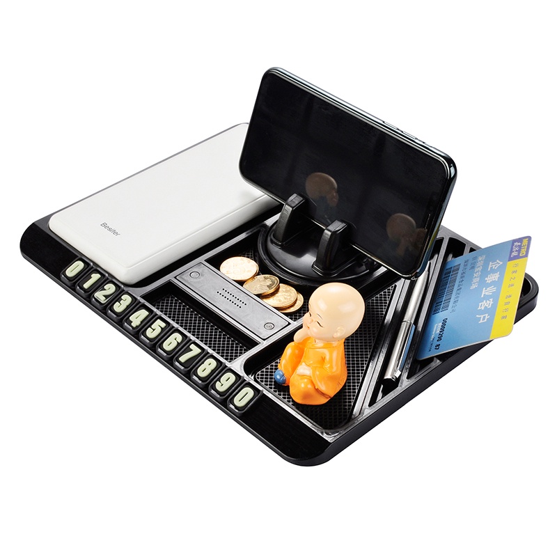 Tấm thảm để điện thoại xoay 360 độ chống trượt cho xe hơi | BigBuy360 - bigbuy360.vn