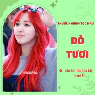 Thuốc Nhuộm Tóc Màu Đỏ Tươi - Anhdaohair.