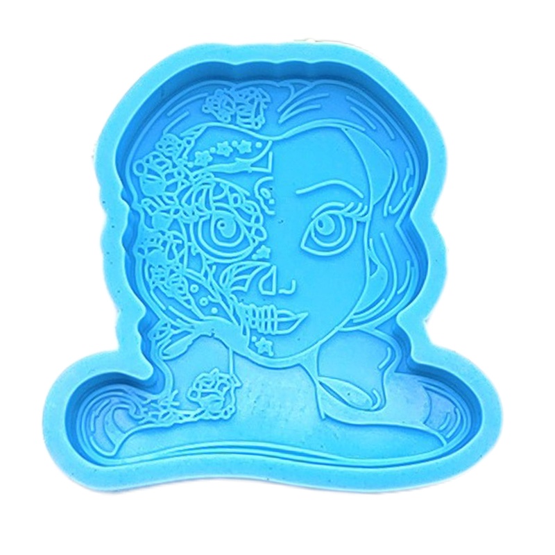 Khuôn Silicon Làm Giá Đỡ Điện Thoại Hình Cô Gái Dễ Thương