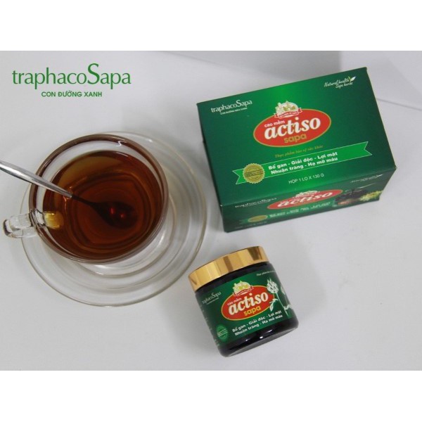 Cao mềm Actiso sapa Traphacosapa hộp 130g Thanh nhiệt - giải độc - mát gan