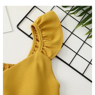 Áo 2 dây tay bèo chất đũi