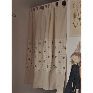𝑹𝒆̀𝒎 𝑮𝒂̂́𝒖 𝑵𝒂̂𝒖 - Rèm thô mộc + Xô Muslin organic.