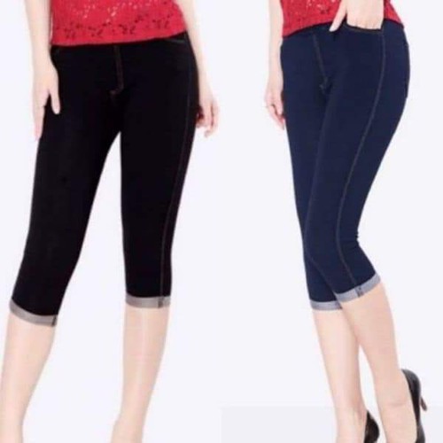 QUẦN NGỐ LEGGING LỬNG GIẢ JEANS CHẤT ĐẸP