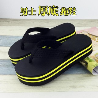 Dép Xỏ Ngón Đế Dày Tăng Chiều Cao Phong Cách Hàn Quốc Cho Nam