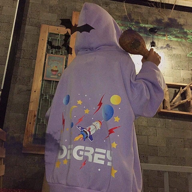 Áo Hoodie Zip DEGREY SPACE Ảnh Thật