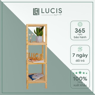 Kệ gỗ trang trí nội thất 4 tầng đa năng LUCIS - Kệ để đồ đa năng