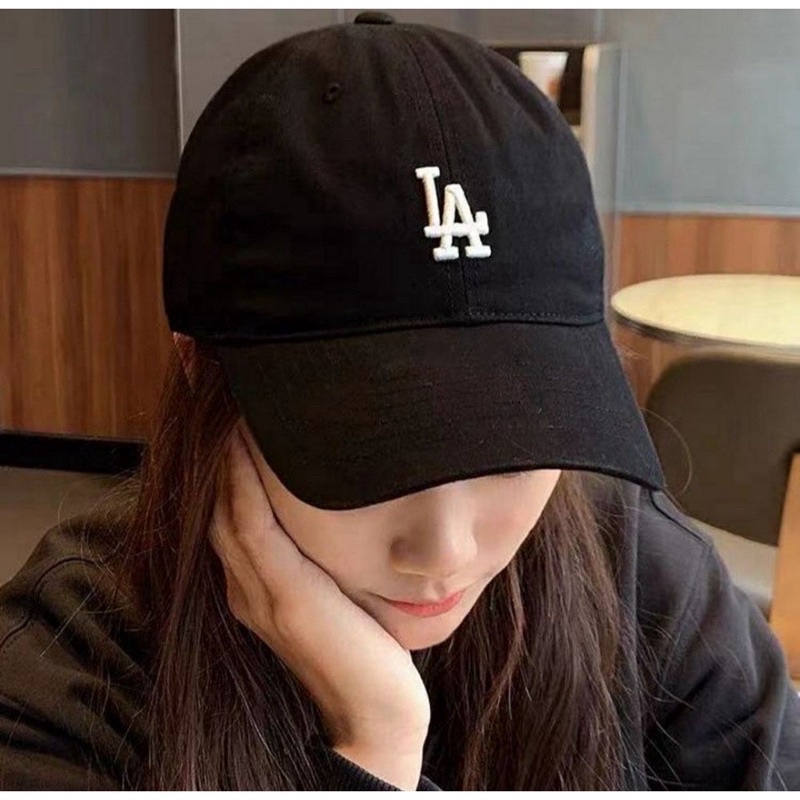 Mũ lưỡi trai nam nữ - nón kết thêu logo LA thể thao kaki mềm mịn thoáng mát thấm hút mồ hôi